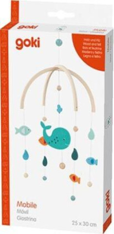 Game/Toy Mobile Wal, Holz & Filz, per St 