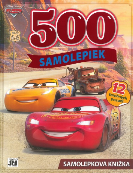 Book 500 Samolepiek/ Autá 