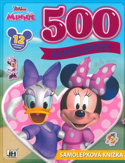 Kniha 500 Samolepiek/ Minnie 