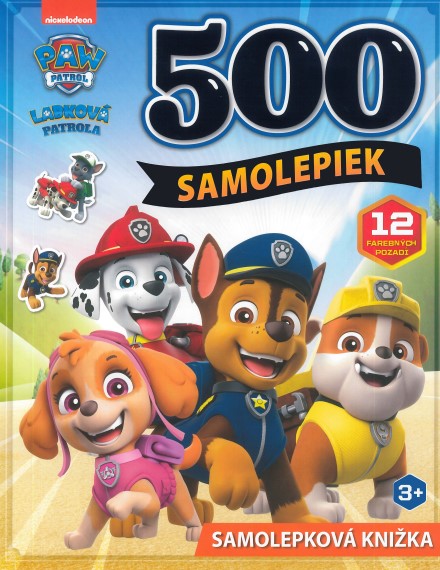 Könyv 500 Samolepiek/ Labková patrola 