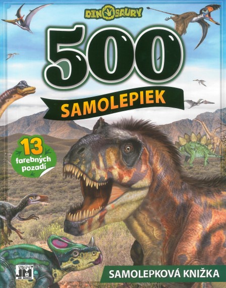 Carte 500 Samolepiek/ Dinosaury 