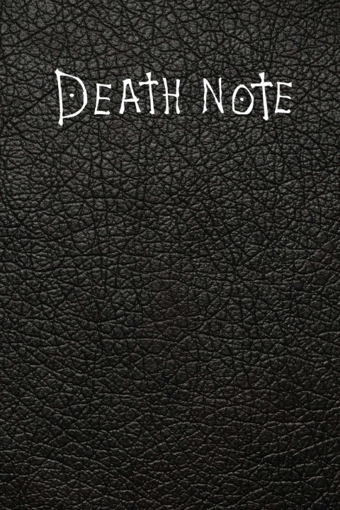 Carte Death Note book with rules 