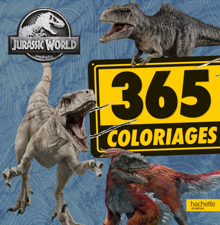 Könyv Jurassic World - 365 coloriages 