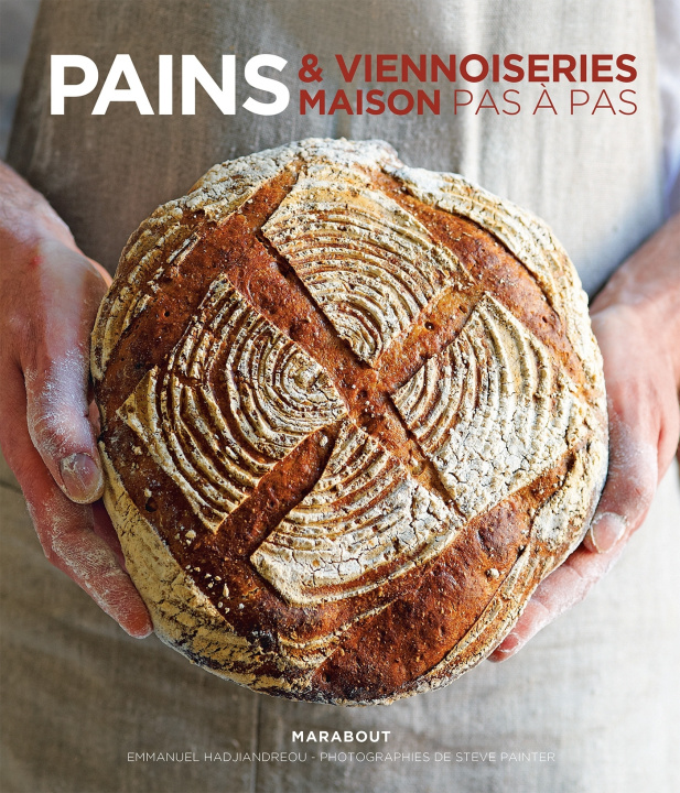 Book Pains et viennoiseries maison pas à pas Emmanuel Hadjiandreou