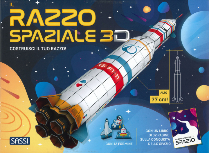 Book razzo spaziale 3D Ester Tomè