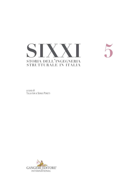Book SIXXI. Storia dell'ingegneria strutturale in Italia 