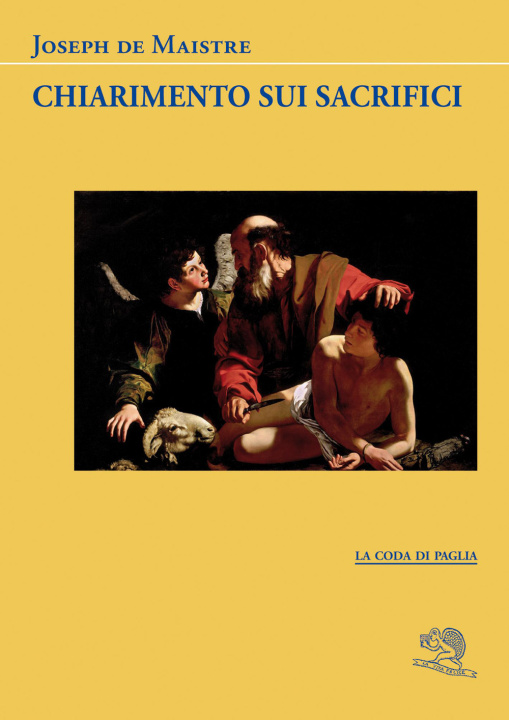 Kniha Chiarimento sui sacrifici Joseph de Maistre