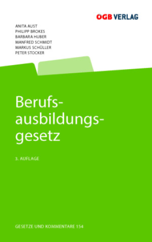 Kniha Berufsausbildungsgesetz Barbara Huber