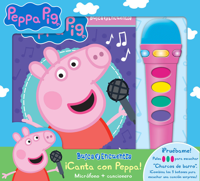 Kniha CANTA CON PEPPA! MICROFONO Y CANCIONERO BBM MIC PEPPA PIG