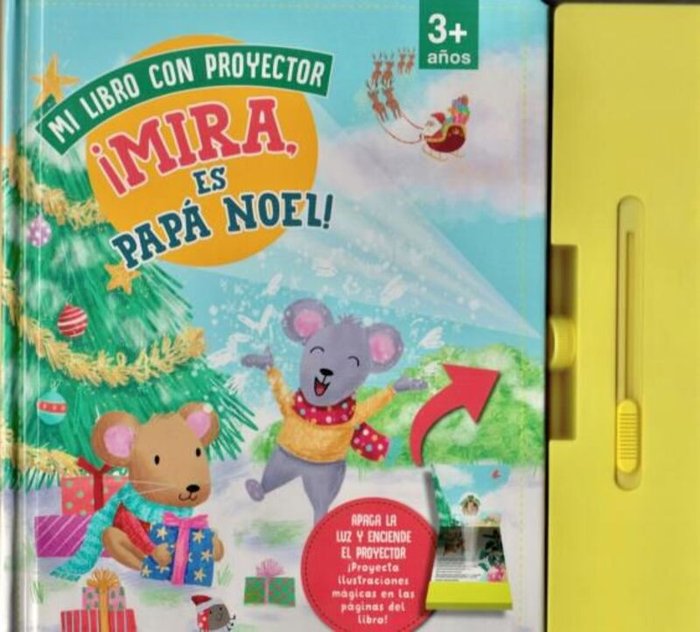 Book MI LIBRO CON PROYECTOR MIRA ES PAPA NOEL 