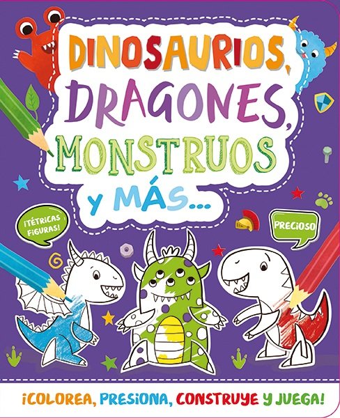 Kniha DINOSAURIOS DRAGONES MONSTRUOS Y MAS HANNAH CAMPLING