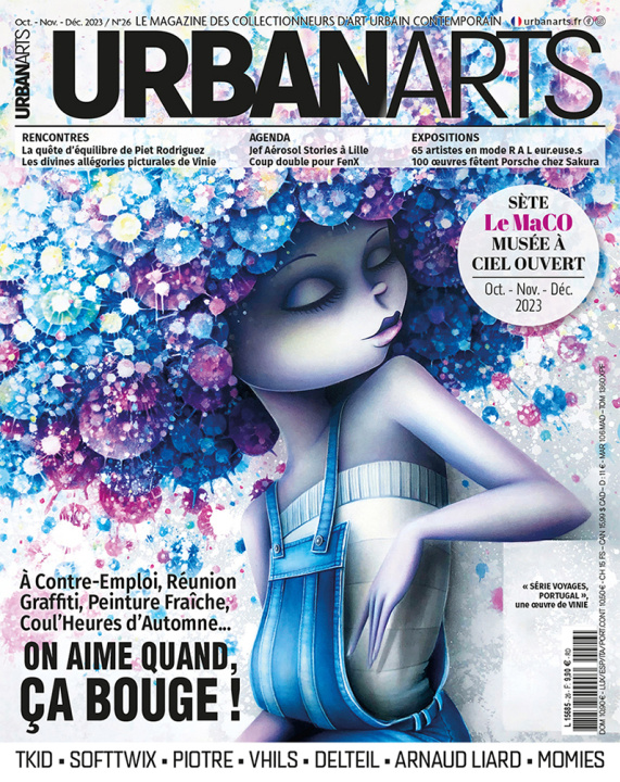 Carte Urban Arts Magazine n°26 Octobre-Novembre-Décembre 2023 