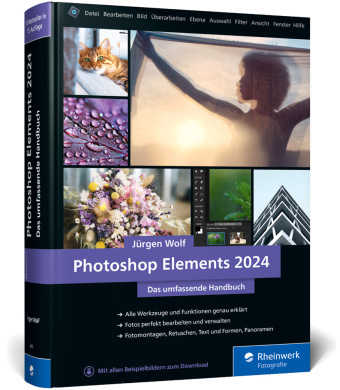 Книга Photoshop Elements 2024 Jürgen Wolf