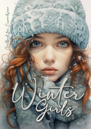 Kniha Winter Girls Malbuch für Erwachsene Monsoon Publishing