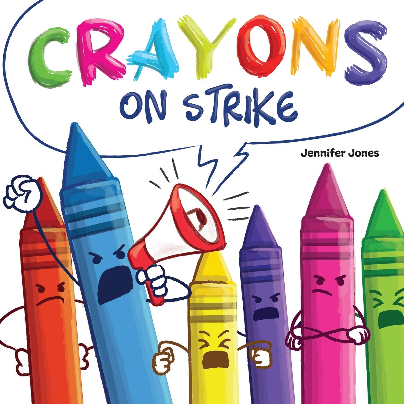 Book Crayons on Strike Jennifer Jones