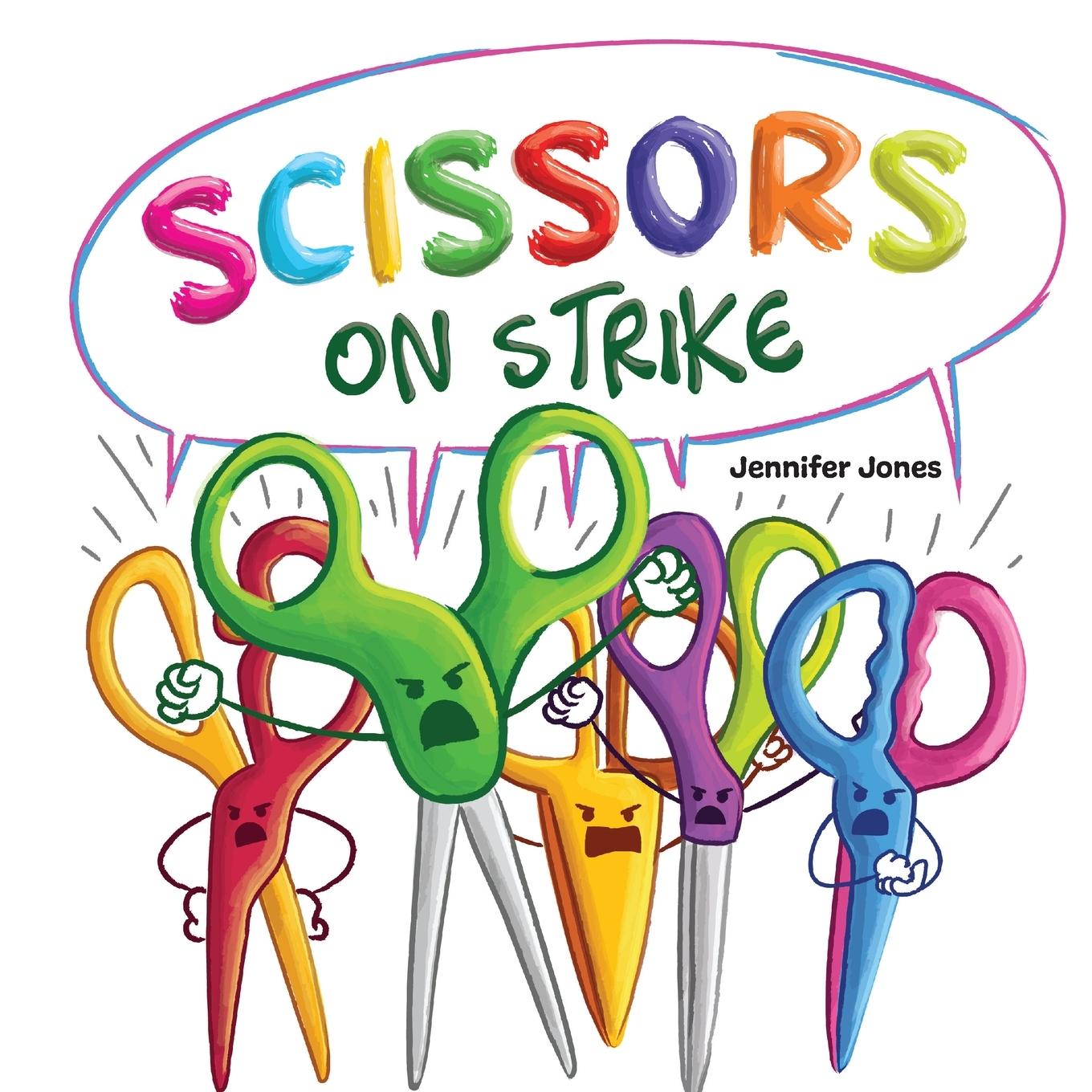 Book Scissors on Strike Jennifer Jones