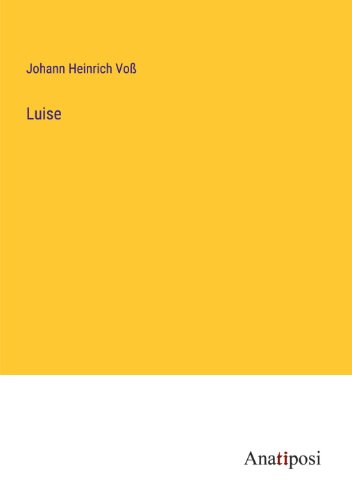 Knjiga Luise Johann Heinrich Voß