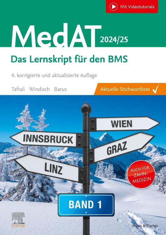 Kniha MedAT 2024/25 - Band 1 Paul Yannick Windisch