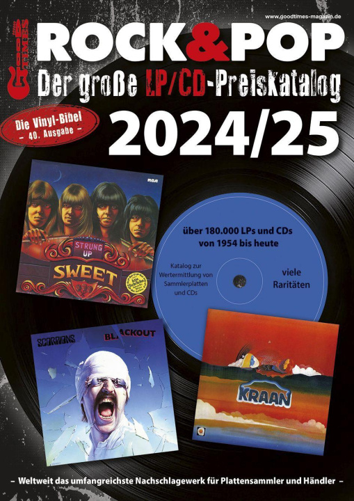 Книга Der große Rock & Pop LP/CD Preiskatalog 2024/25 Fabian Leibfried