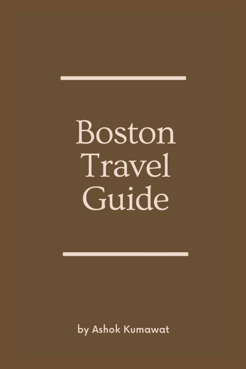 Book Boston Travel Guide 