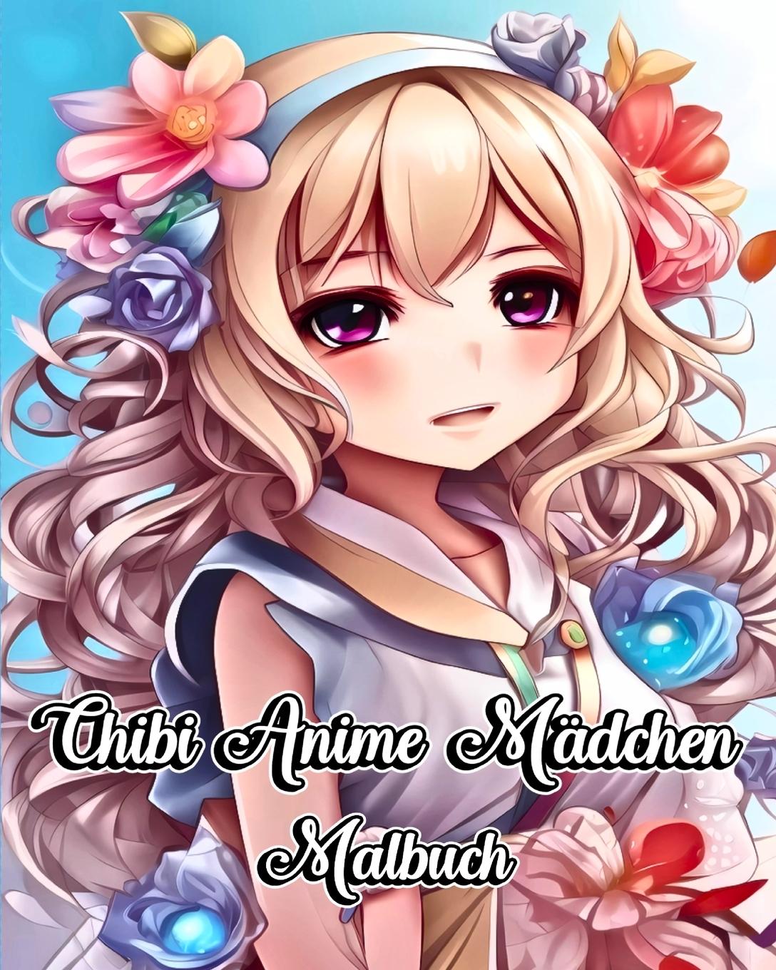 Könyv Chibi Anime Mädchen Malbuch 