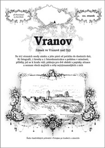 Kniha Vranov Zámek ve Vranově nad Dyjí Rostislav Vojkovský