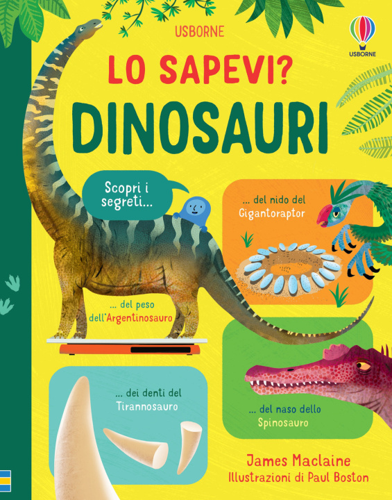 Kniha Dinosauri. Lo sapevi? James Maclaine