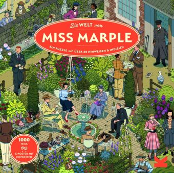Książka The World of Miss Marple 1000 Piece Puzzle: A 1000-Piece Jigsaw Puzzle 