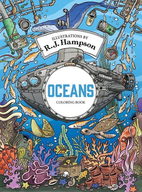 Kniha Oceans Coloring Book R.J. Hampson
