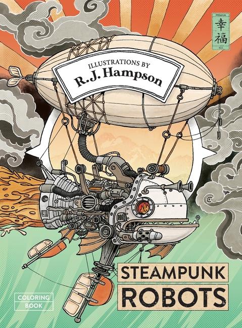 Boek Steampunk Robots Coloring Book R.J. Hampson