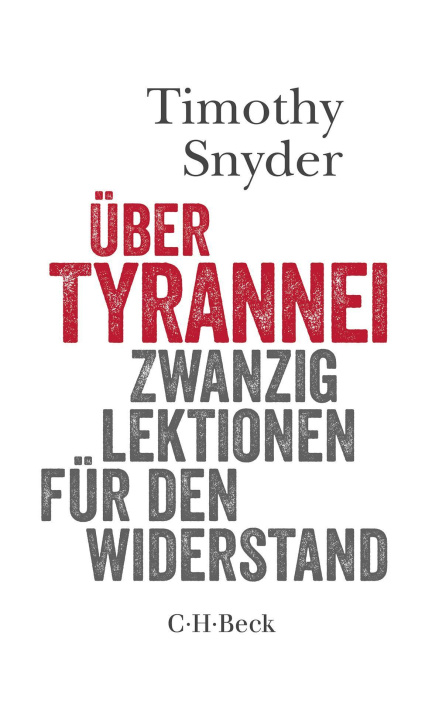 Kniha Über Tyrannei Andreas Wirthensohn