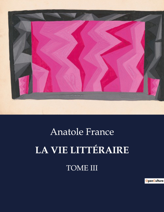Book LA VIE LITTÉRAIRE France