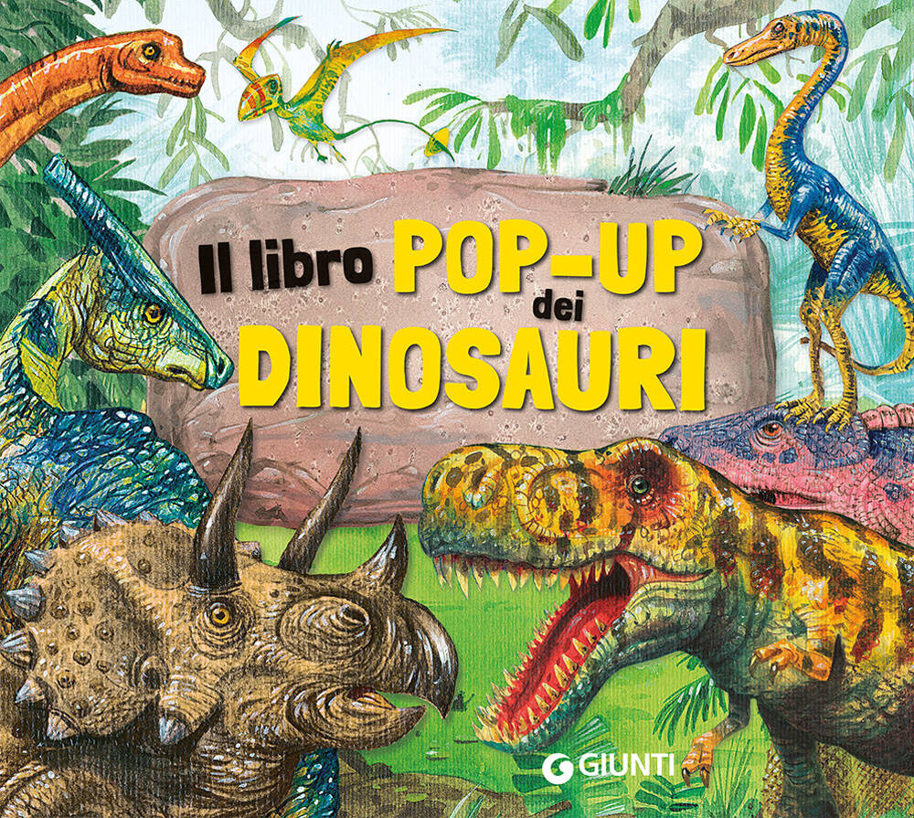 Kniha libro pop-up dei dinosauri Francesca Pellegrino