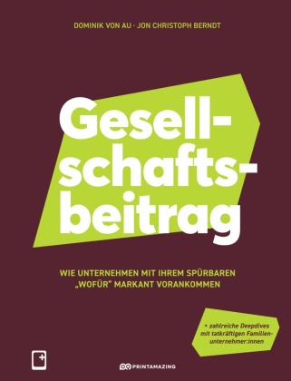 Knjiga Gesellschaftsbeitrag Dominik von Au
