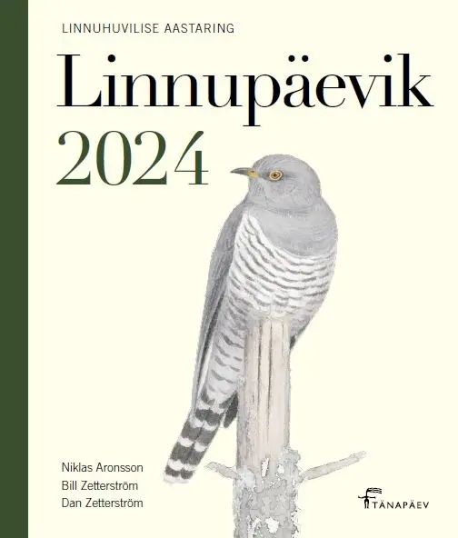 Kniha Linnupäevik 2024 Niklas Aronsson