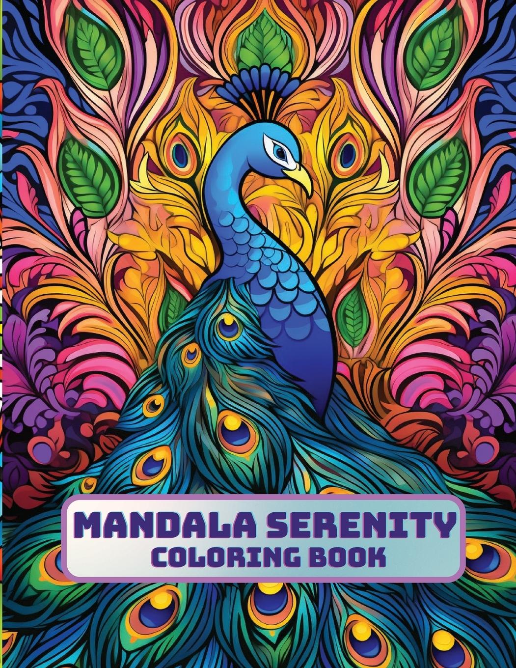 Książka Mandala Serenity Coloring Book 