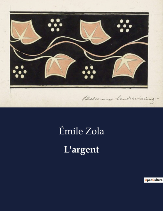 Knjiga L'argent Émile Zola