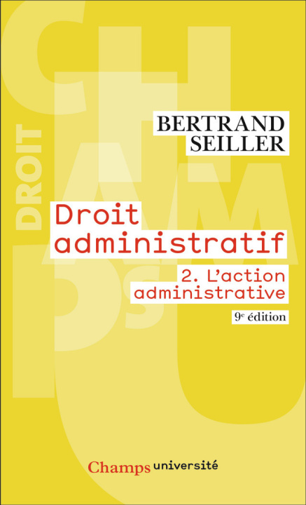 Knjiga Droit administratif Seiller