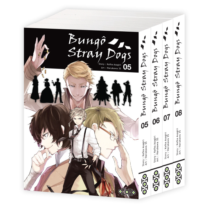 Kniha Pack Bungô Stray Dogs (T5-8) 