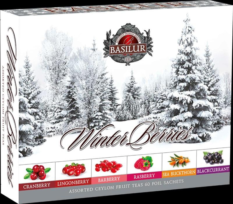 Carte BASILUR Winter Berries 60 sáčků 