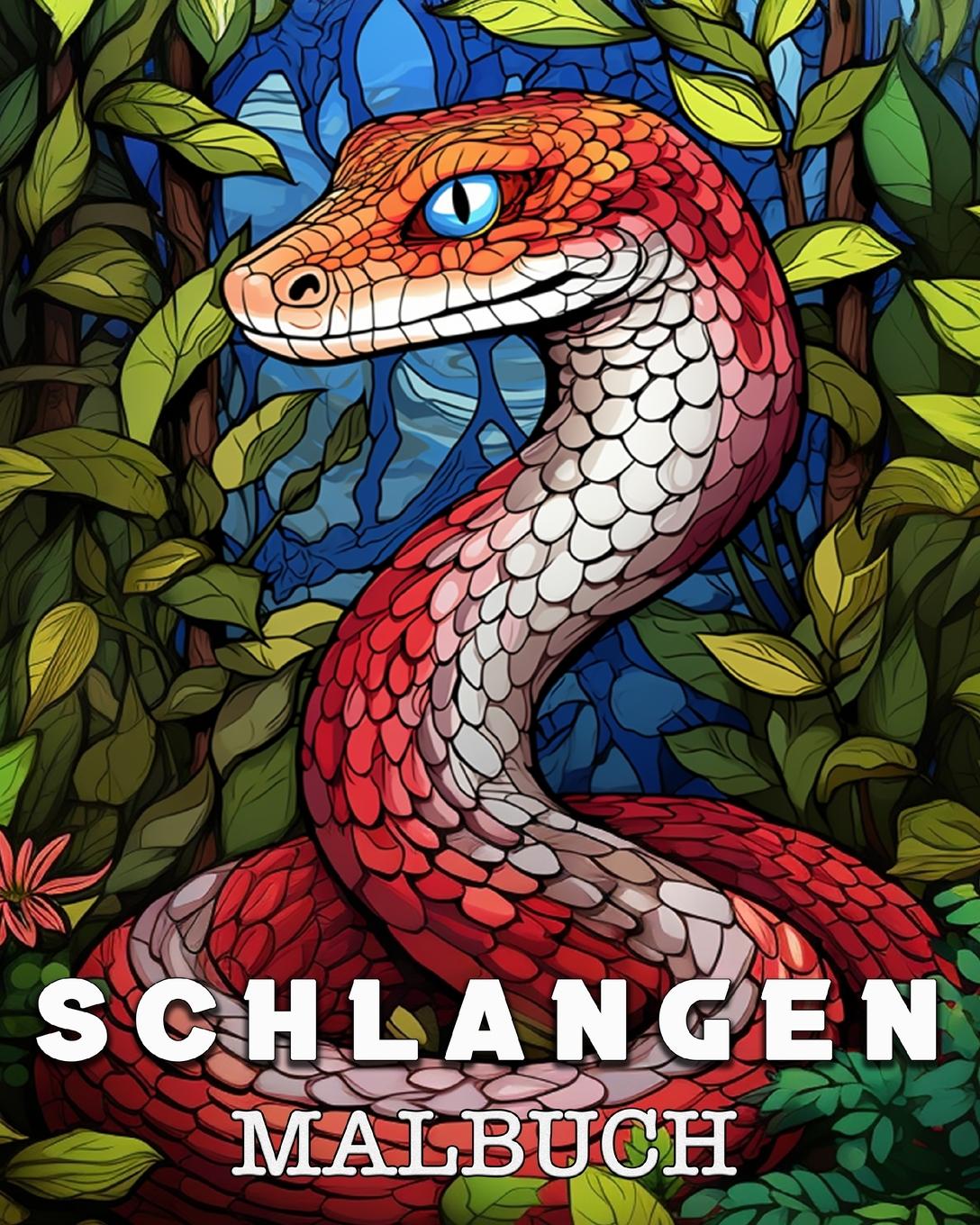 Book Schlangen Malbuch Anna Colorphil