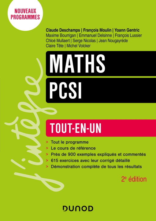 Boek Maths PCSI - 2e éd. Claude Deschamps