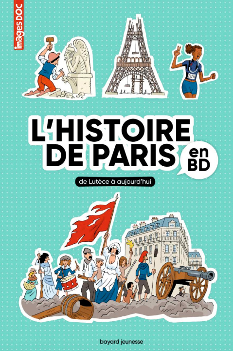 Kniha L'Histoire de Paris en BD Sophie CRÉPON