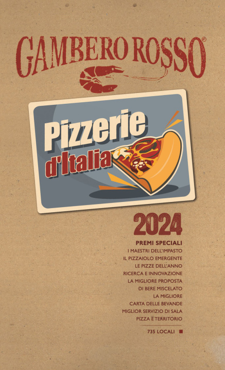 Книга Pizzerie d'Italia del Gambero Rosso 2024 