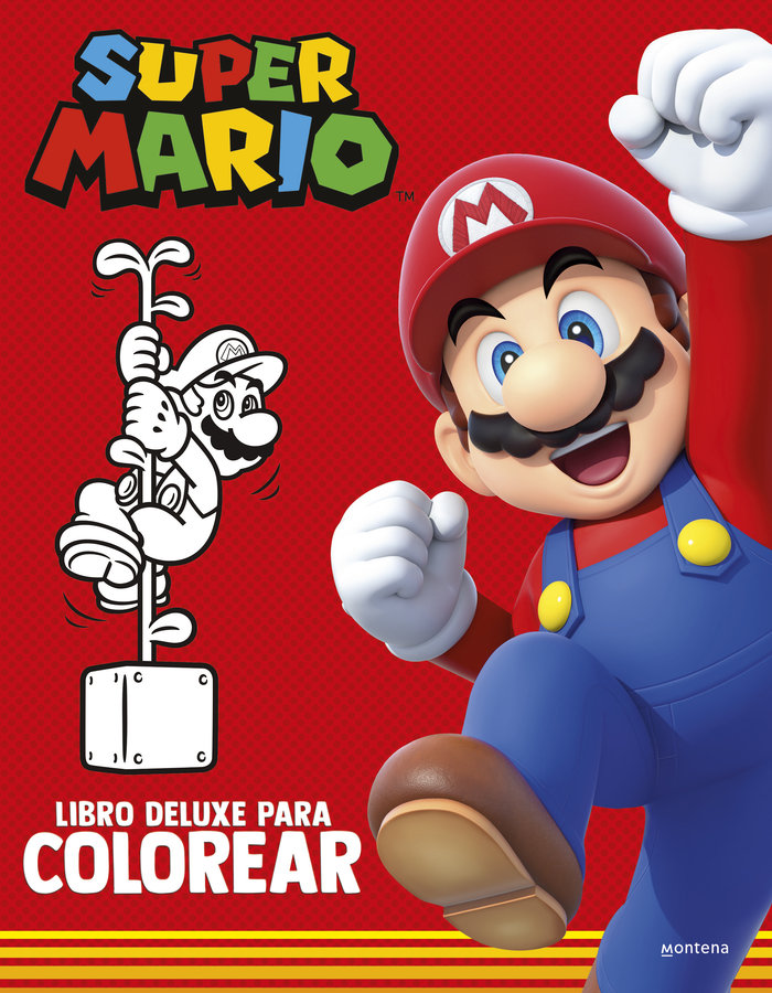 Kniha SUPER MARIO LIBRO PARA COLOREAR NINTENDO