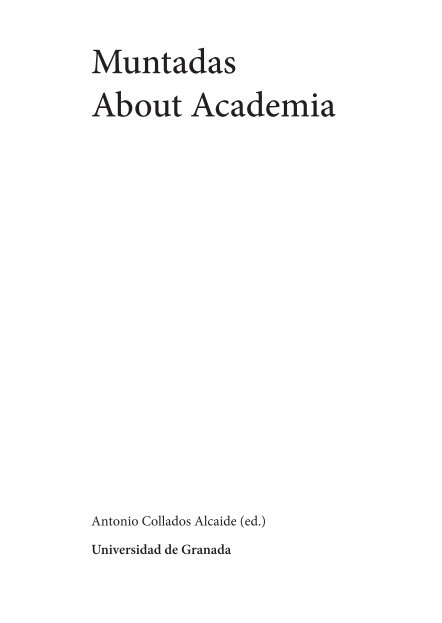 Carte Muntadas. About academia 
