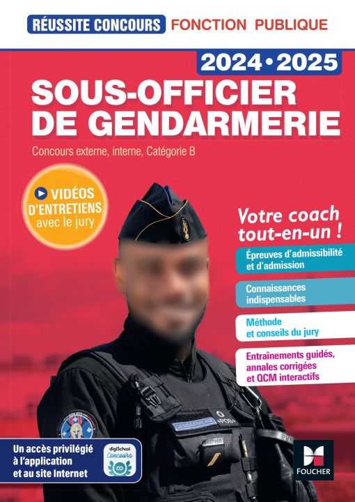 Carte Réussite Concours - Sous-officier de gendarmerie - 2024-2025- Préparation complète Philippe Alban
