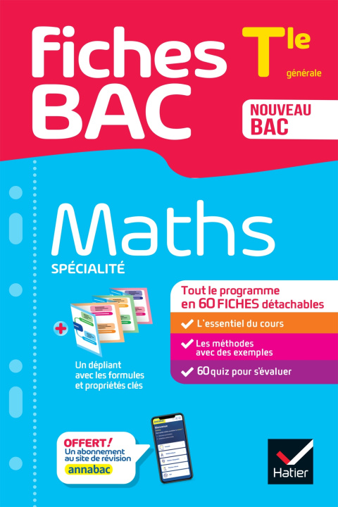 Könyv Fiches bac Maths Tle (spécialité) - Bac 2024 Michel Abadie