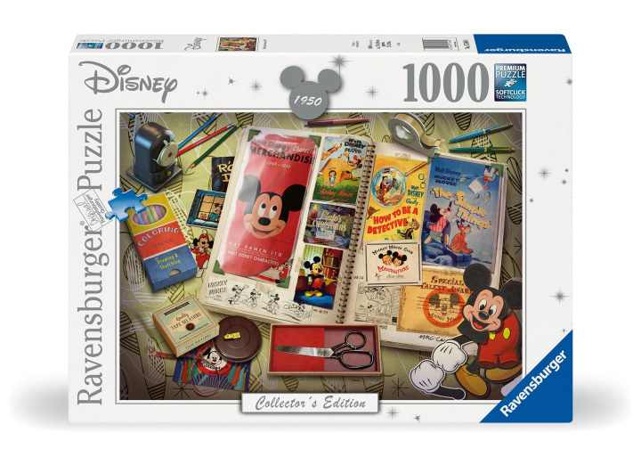 Játék Ravensburger Puzzle 17584 - 1950 Mickey Anniversary - 1000 Teile Disney Puzzle für Erwachsene und Kinder ab 14 Jahren 