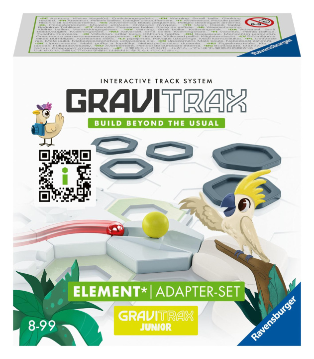 Hra/Hračka Ravensburger GraviTrax Element Adapter-Set - Erweiterbare Kugelbahn für Kinder, Interaktive Murmelbahn, Lernspielzeug und Konstruktionsspielzeug ab 8 